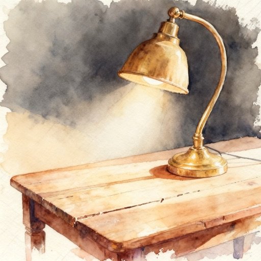 Watercolour, one of four