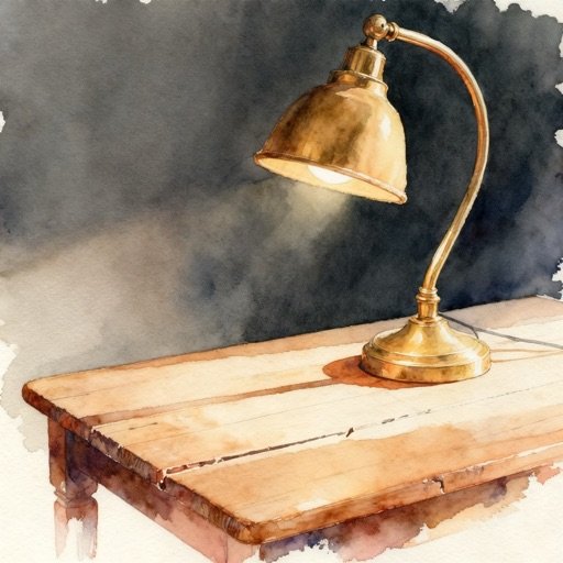 Watercolour, one of four